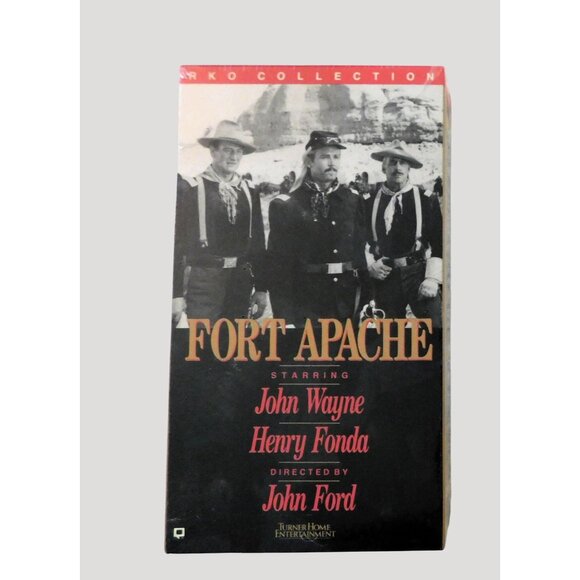 Fort Apache John Wayne Henry Fonda VHS Sealed 1988 RKO Collection - Picture 1 of 3